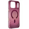 UNIQ Coehl Vela -kotelo iPhone 18 Pro Max / 17 Pro Max, magneettilataus, viininpunainen