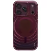 UNIQ Coehl Vela -kotelo iPhone 18 Pro / 17 Pro, magneettilataus, viininpunainen