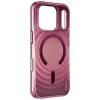 UNIQ Coehl Vela -kotelo iPhone 18 Pro / 17 Pro, magneettilataus, viininpunainen