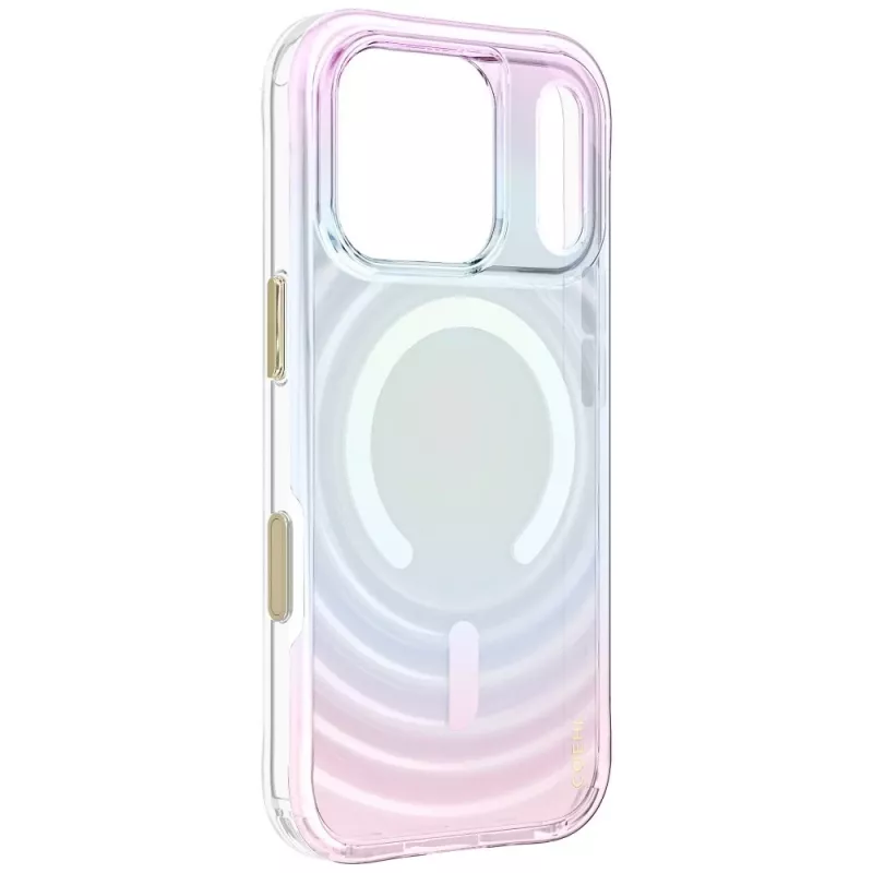 UNIQ Coehl Vela -kotelo iPhone 18 Pro / 17 Pro magneettilataus opaali