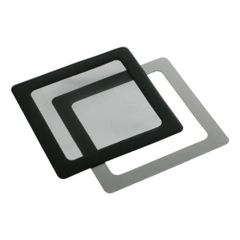 DEMCiflex pölysuodatin 120 mm, neliömäinen, musta (129,4 x 129,4 mm)