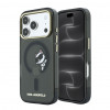 Karl Lagerfeld HC MagSafe IML Peekaboo Print & Metal Frame kotelo Apple iPhone 18 Pro Max, musta