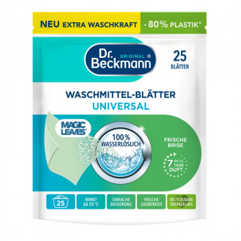 Dr.Beckmann Magic Leaves Spring Fresh pyykinpesuarkit, 25 kpl