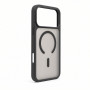 Evelatus Apple iPhone 18 Pro Max Silver-Shield Skin Feel 2-in-1 MagSafe-kotelo, mattaus savunharmaa