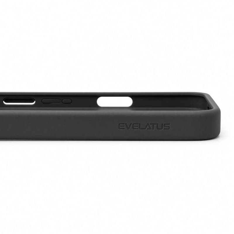 Evelatus Apple iPhone 18 Pro Max Silver-Shield Skin Feel 2-in-1 MagSafe-kotelo, mattaus savunharmaa