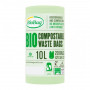 BioBag kompostoituvat jätesäkit 10 l, 42x54 cm, 15 mikronia, 20 kpl rullassa, vihreä