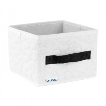 Ordinett kuutiomainen laatikko 20x20x15cm puuvilla