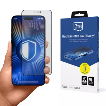 3mk HardGlass Matt Max Privacy lasi Apple iPhone 17 Pro Max (3M008572)