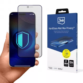 3mk HardGlass Matt Max Privacy lasi Apple iPhone Air (3M008573)
