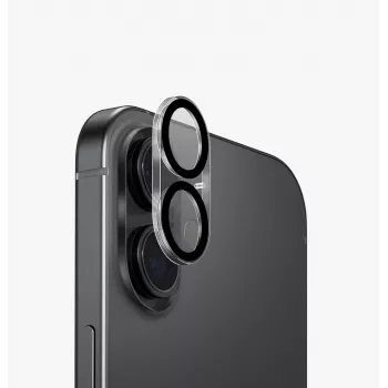 UNIQ Optix Clearshield Frameguard kameran linssinsuojalasi iPhone 17, kristallinkirkas, asennustelineellä