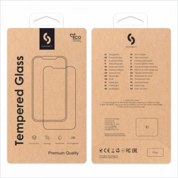 Connect 2.5D Full Cover -näytönsuojalasi Samsung Galaxy S26 FE:lle, Japan Glue, Anti-Static (CONSAMS26FEPFCGAS)