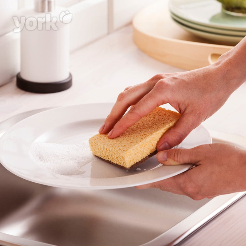 York Eco Natural selluloosasieni astioiden pesuun ECO 2 kpl