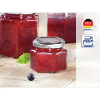 LEIFHEIT kuusikulmainen lasipurkki 106ml