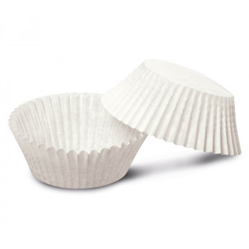 Guardini Easy Bake Bio paperiset muffinivuoat, Ø 7 x 3 cm, valkoinen, 100 kpl
