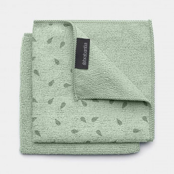 BRABANTIA mikrokuituliina 2 kpl 30x30cm, Jade Green