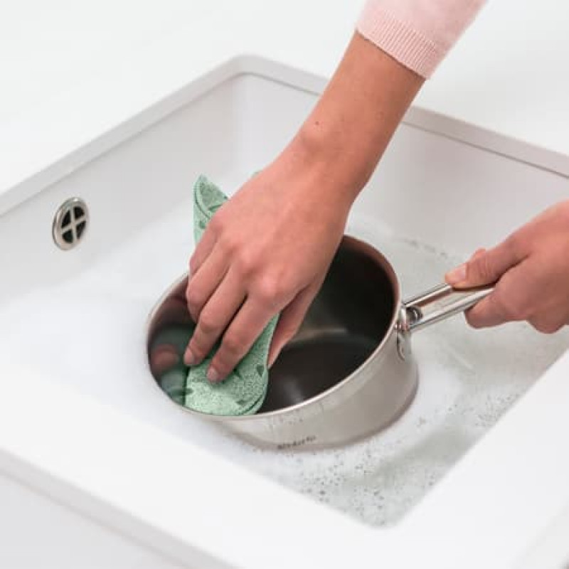 BRABANTIA mikrokuituliina 2 kpl 30x30cm, Jade Green