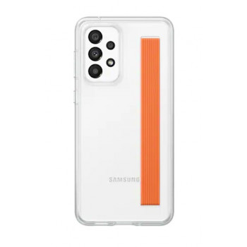 Samsung Slim Strap Cover kotelo pitoremillä Galaxy A33 5G, läpinäkyvä (EF-XA336CTE)