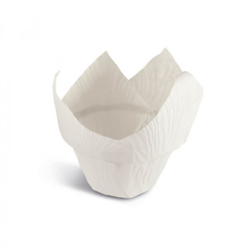 Guardini paperiset leivontavuoat kiertoilmakypsentimelle, 12 kpl, valkoinen, Ø8,5x8 cm