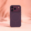 TFO Silicone Thin Mag kotelo iPhone 17 Pro / iPhone 18 Pro 6.3 inch, tummakirsikka
