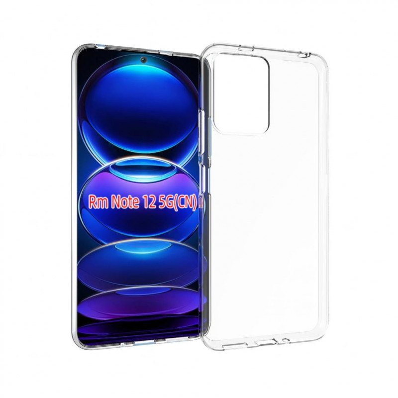 Evelatus Xiaomi Redmi Note 12 5G / Poco X5 5G läpinäkyvä silikonikuori, 1,5 mm TPU
