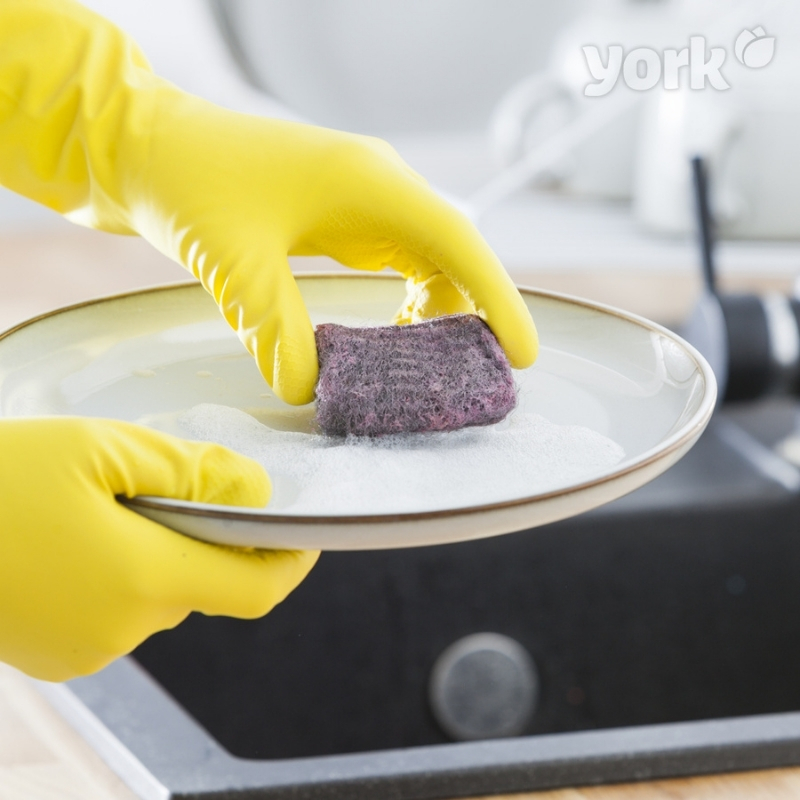 YORK teräsvilla saippualla 6 kpl