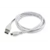 Gembird CCP-mUSB2-AMBM-6-W USB 2.0 A - Micro-USB B kaapeli, 1,8 m, valkoinen
