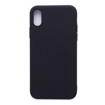 Evelatus Apple iPhone X/Xs Nano silikonikotelo Soft Touch TPU musta