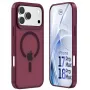 3mk Hardy Hazy MagCase Apple iPhone 17 Pro Max / 18 Pro Max -laitteelle, viininpunainen