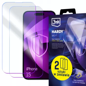 3mk Hardy ARC+ 4-kerroksinen näytönsuojakalvo Apple iPhone 15 -laitteelle