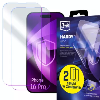 3mk Hardy ARC+ 4-kerroksinen näytönsuoja Apple iPhone 16 Pro
