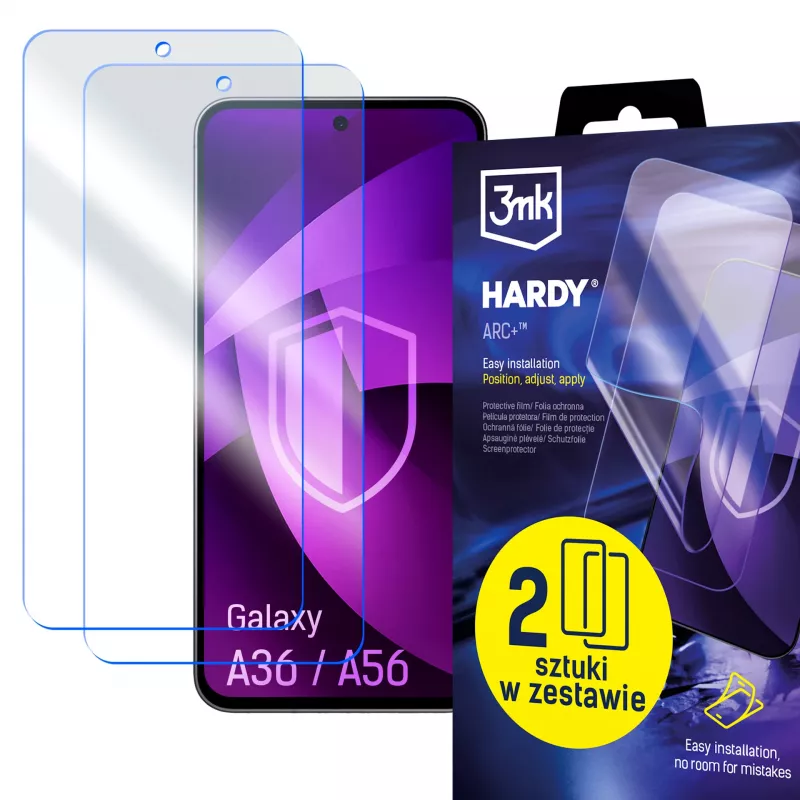 3mk Hardy ARC+ 4-kerroksinen näytönsuojakalvo Samsung Galaxy A36 / A56