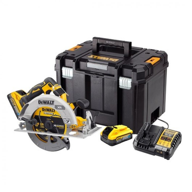 DeWALT DCS573H2T-QW kannettava käsipyörösaha