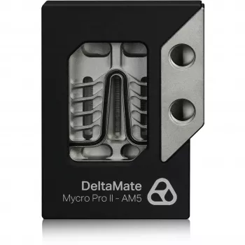 Thermal Grizzly DeltaMate MPII CPU-vesijäähdytin, AM5, musta/hopea