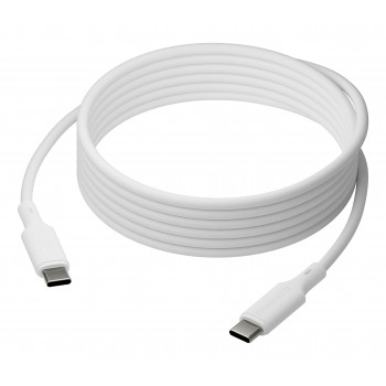 dbramante1928 USB-kaapeli USB-C - USB-C, 3 m, 100 W, valkoinen