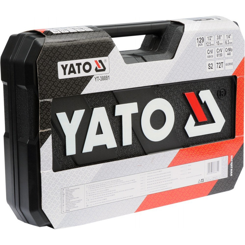 Yato YT-38881 mekaanikon työkalusarja 129 työkalua