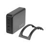 Logilink USB-C pöytälaturi, 240 W, GaN, 4-porttia, 4x USB-C (PD), musta