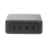 Logilink USB-C pöytälaturi, 240 W, GaN, 4-porttia, 4x USB-C (PD), musta