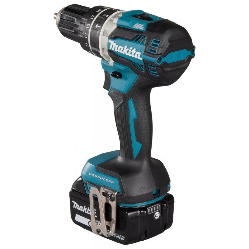 Makita DHP484RFJ akkuporakone, 2000 kierr./min, musta/sininen