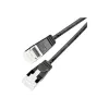 Wirewin Slim Cat6a U/FTP -verkkokaapeli RJ45, 5 m, musta