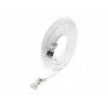 Wirewin Slim Cat6 U/FTP -verkkokaapeli RJ45, 7,5 m, valkoinen