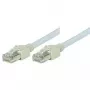 Tecline Cat5e F/UTP patch-kaapeli RJ45, 5 m, harmaa, LSZH