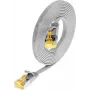 Wirewin Slim Cat6a U/FTP patch-kaapeli RJ45, 0,5 m, harmaa