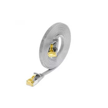 Wirewin Slim Cat6a U/FTP patch-kaapeli RJ45, 0,5 m, harmaa