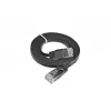 Wirewin Slim Cat6 U/UTP patch-kaapeli RJ45, 0,1 m, musta