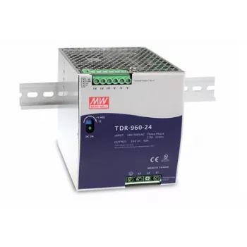 MEAN WELL TDR-960-24 kiskokiinnitteinen virtalähde, 24 V DC, 40 A, 960 W
