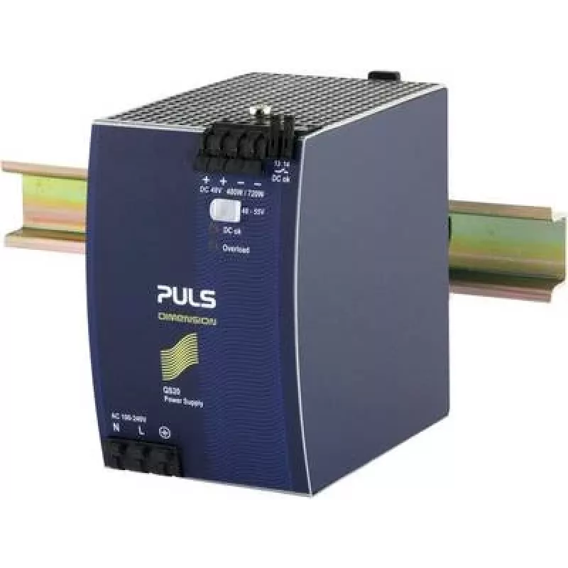 PULS DIMENSION Q-sarja QS20.481 - virtalähde (kiskokiinnitys mahdollinen), 480 W, 48 V