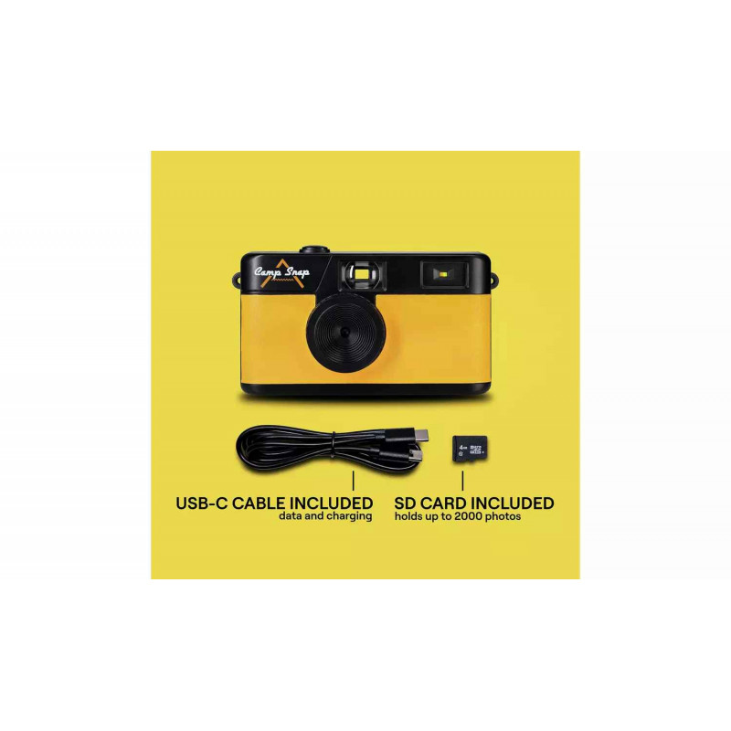 Camp Snap digikamera CS-V105-YL-WW, keltainen/musta