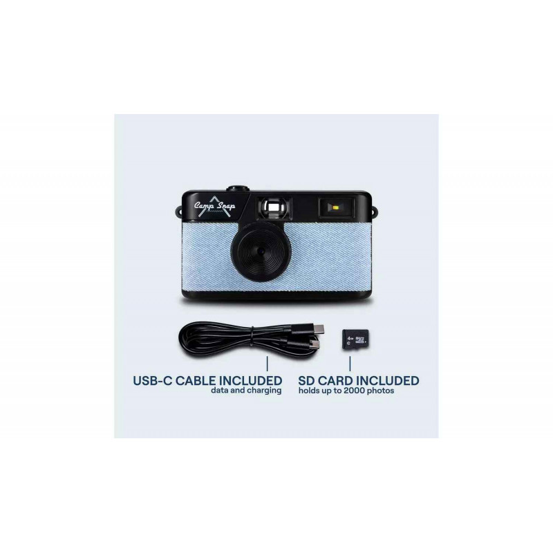 Camp Snap digikamera CS-V105-DN-WW Denim, Blue Jeans/musta