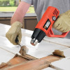Black+Decker KX2001K kuumailmapuhallin, 2000 W, 50–450 °C / 90–600 °C