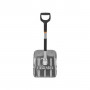Fiskars 1000740 lumikola, alumiini/muovi, musta/harmaa/oranssi